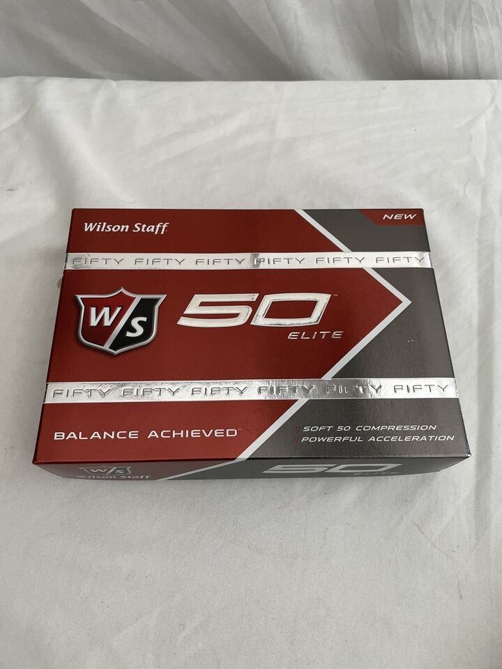 Primary image for Wilson Staff 50 Elite Golf Balls 12 Total Balls