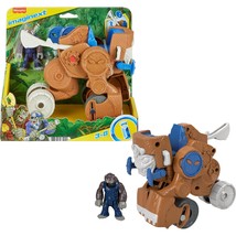 Fisher-Price Imaginext Preschool Toy Monkey Catapult Poseable Figure Set... - $33.99