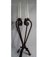Handcrafted Iron 4 Point Scroll Candelabra - £45.55 GBP