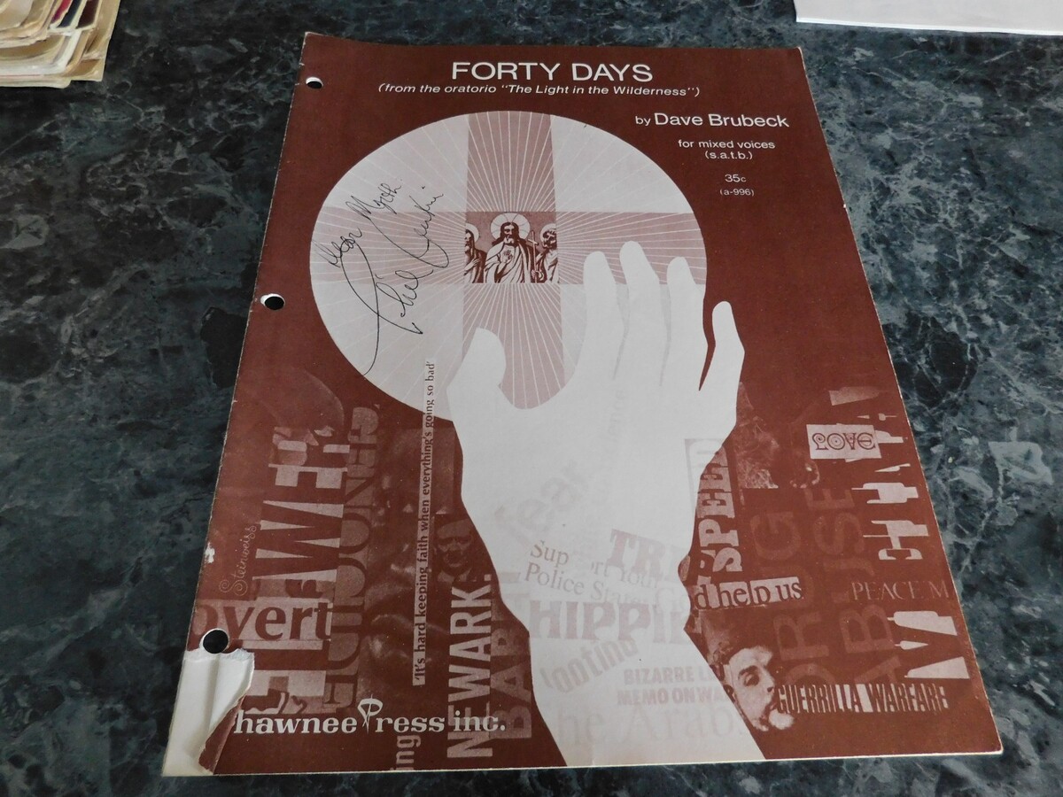 Forty Days (The Light in the Wilderness) by Dave Brubeck SATB - $2.99