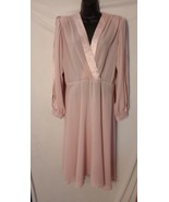 Darcy Women&#39;s Size Large Sherr Rose Pink Midi Dress - £29.45 GBP