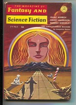 Magazine of Fantasy and Science Fiction 6/1968-Mercury-Isaac Asimov, Harry Ha... - £36.74 GBP