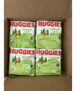 4pk Huggies Natural Care Sensitive Baby Wipes, Unscented Total Of 672 Wipes - $29.28 CAD