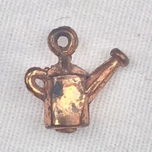 Watering Can Charm Cracker Jack Prize Vintage Gum ball Machine Toy Copper Tone - £6.91 GBP