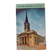 Postcard Old St Louis Cathedral St Louis MO Chrome Unposted - £5.52 GBP