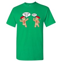 I Can&#39;t Feel My Leg Gingerbread Men Funny Christmas Holiday T Shirt - Sm... - £19.01 GBP