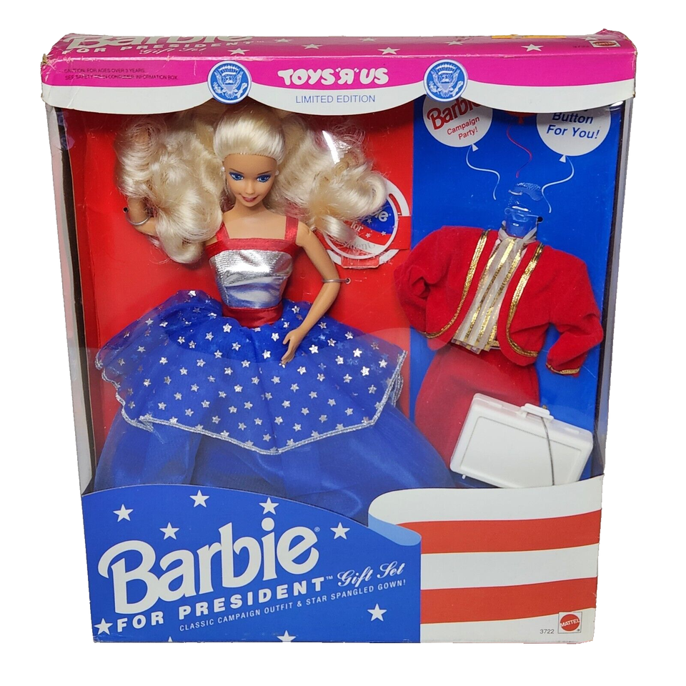 Vintage 1991 Barbie For President Gift Set and 50 similar items