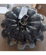 THRESHOLD HARVEST Smoke Colored GLASS PUMPKIN FALL Home  DECORATION - NWT - $26.89 CAD