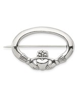 Sterling Silver Claddagh Pin - €59,69 EUR