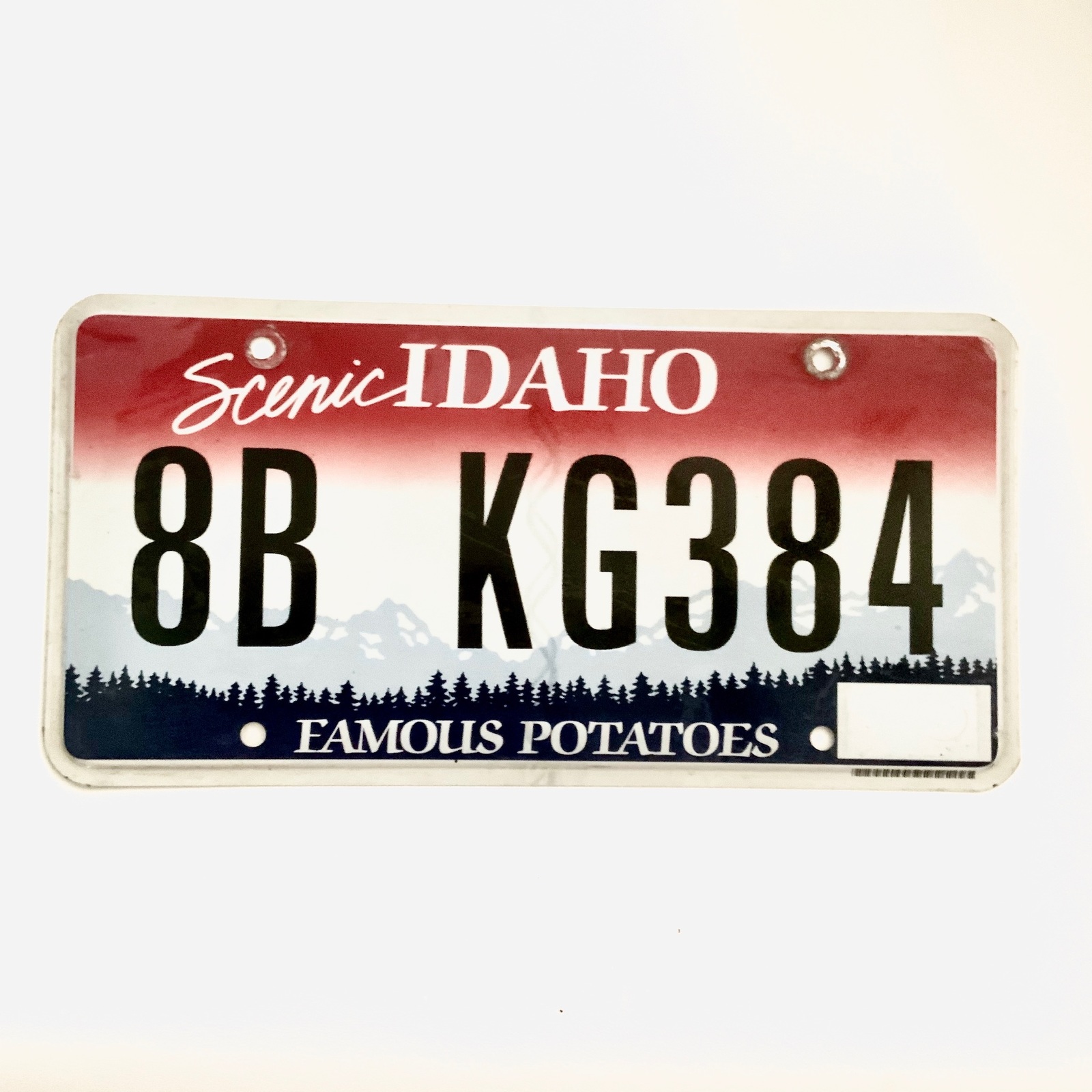 Untagged United States Idaho Bonneville County Passenger License Plate 8... - $10.88