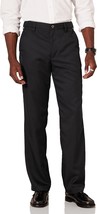 Amazon Essentials Men&#39;s Black Classic-Fit Expandable-Waist Dress Pants - 36Wx34L - £12.94 GBP