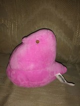 Peeps Pink Chick Marshmallow Plush 6&quot; Easter Beanbag Stuffed Animal 2019  - £10.30 GBP