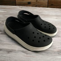 Crocs Crocband II Adult Mens Size 11 Black White Comfort Water Shoe Norm Core - £29.18 GBP