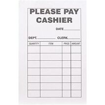 Centurion Pad Please Pay Cashier 2-3/4 In. X 4-1/4 In. 1000 Pack - $36.81 CAD
