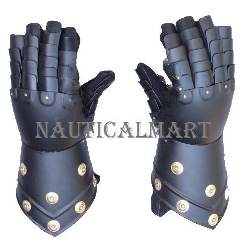 Medieval Gauntlets Functional Knight Mitten Gloves Re-enactment LARP Sca costume