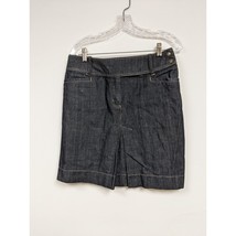 New York NY Jeans Black Skirt 12 Modest Womens Denim - £11.70 GBP