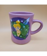 Disney Store Mug Exclusive Pink Tinkerbell 3D Embossed 18oz Leaves Front... - $10.96