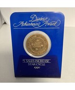 Avon 1990 District Achievement Award Sales .999 Silver 1/2Troy Oz Coin - $101.48 CAD