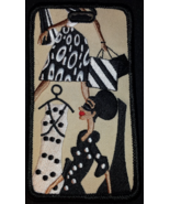 Diva Lady Embroidered Luggage Tag (black) - £5.11 GBP