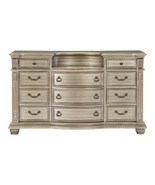 Luxury Silver European Dresser with Marble Top &amp; 11 Drawers - €1.384,79 EUR
