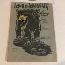 1932 Dawn In David’s City A Christmas Pageant Catalog Vintage Box3 - $5.93