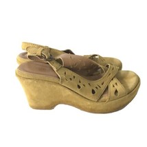 SUNDANCE Womens Shoes Yellow/Green MELISSA Platform Sandal Slingback 37 ... - £17.43 GBP