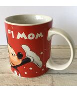 Disney #1 Mom Coffee Mug Jerry Leigh Red Goofy Pluto Donald Mickey Minni... - €7,65 EUR