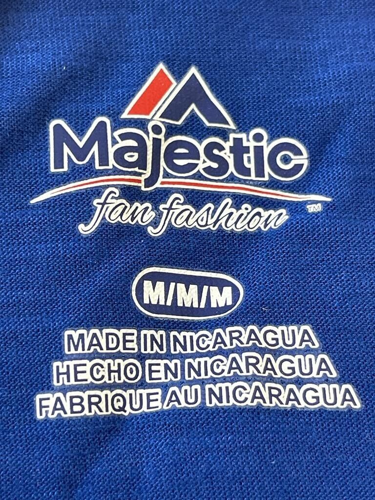 Majestic Mujer Texas Rangers Juego Tiempo Glitz Tanque Top Azul Real, Mediano Item image 6