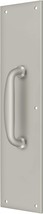 Satin Nickel Finish; Deltana Pph55U15 Push Plate With Handle 3-1/2“ X 15“ – - $75.98