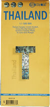 Thailand - Laminated Borch Road Map - $15.54