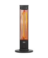 VEVOR Infrared Heater, 1500W Remote Control Electric Space Heater, Patio... - $209.40 CAD