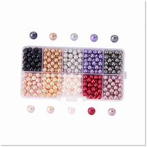 600pcs 6mm Round Spacer Beads - 10 Colors for DIY Jewelry Making - Fake Pearls w - $46.52