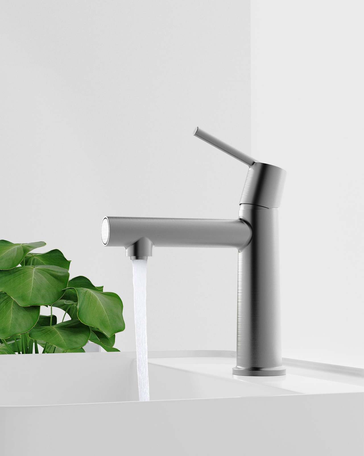 Gun Gray Bathroom Faucet: 1/3 Hole, Dual Mode Item image 5