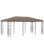 Gazebo 236.2&quot;x118.1&quot; Taupe Fabric - $475.25 CAD