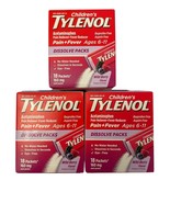 (3) Tylenol Children's Pain & Fever Reducer Dissolve Packs Berry 18ct Ex... - €35,12 EUR (3) Tylenol Children's Pain & Fever Reducer Dissolve Packs Berry 18ct Ex... - €35,12 EUR