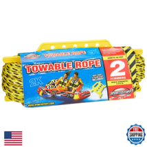 SportsStuff 4K Towable Rope w/Caddy - 1-4 Rider Tube Compatible (80 Char... - $39.59