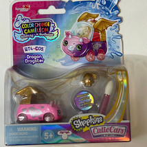 Shopkins Cutie Cars Color Change Fantasy mini car Dragon Drogster - £9.58 GBP