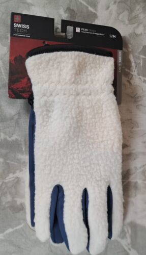 Mens Swiss Tech Sherpa Gloves w/ Touchscreen Capability (S/M) BRAND NEW ... - $8.61
