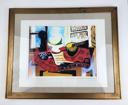 Picasso Still Life with Mandolin Singed Giclee Collection Domaine 90/500 Framed - £157.00 GBP