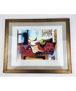 Picasso Still Life with Mandolin Singed Giclee Collection Domaine 90/500... - £155.54 GBP