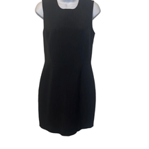 Neiman Marcus Women&#39;s Size 4 Black Sleeveless Classic Mini A-Line Dress LBD - £18.63 GBP