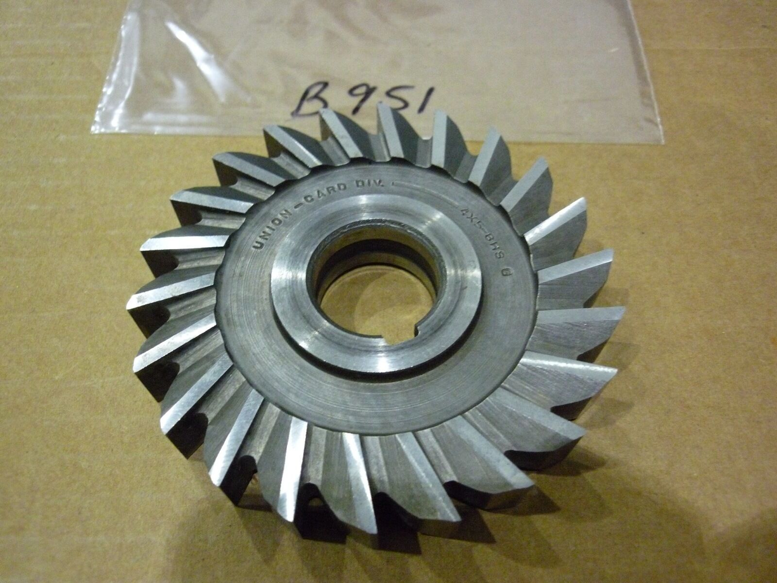 UNION 4&quot; x 5/8&quot; x 1&quot; HSG Milling Cutter (NOS) - $45.00
