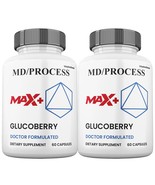 2 Pack Glucoberry Max Blood Support Capsules Advanced Formula with Antio... - $79.50
