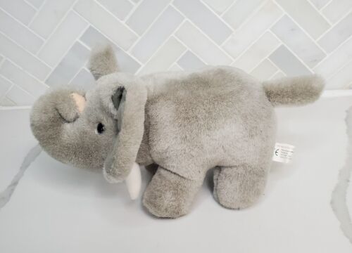 Primary image for 1992 K&M Zoo Realistic Gray Elephant Plush Stuffed Animal Toy Vintage