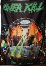 OVERKILL Under the Influence FLAG CLOTH POSTER BANNER CD Thrash Metal - £15.77 GBP