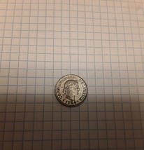 Schweiz Munze Coin Switzerland Helvetica 10 Rappen 1944 - £3.84 GBP