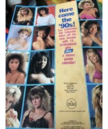 1990 Toronto Sun Sunshine Girl Pin Up Model Calendar  15&quot; x 11&quot; - $273.59 MXN