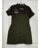 Women&#39;s Top Gun Flight Dress Costume - M - $40.96 CAD