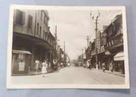 WWII Shanghai China 1945 Street Scene with signs - $10.84