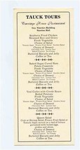 Carriage House Restaurant Menu Stanton Hall Natchez Mississippi Gay Nineties  - $17.80